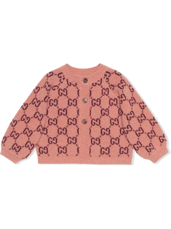 kids pink cardigan
