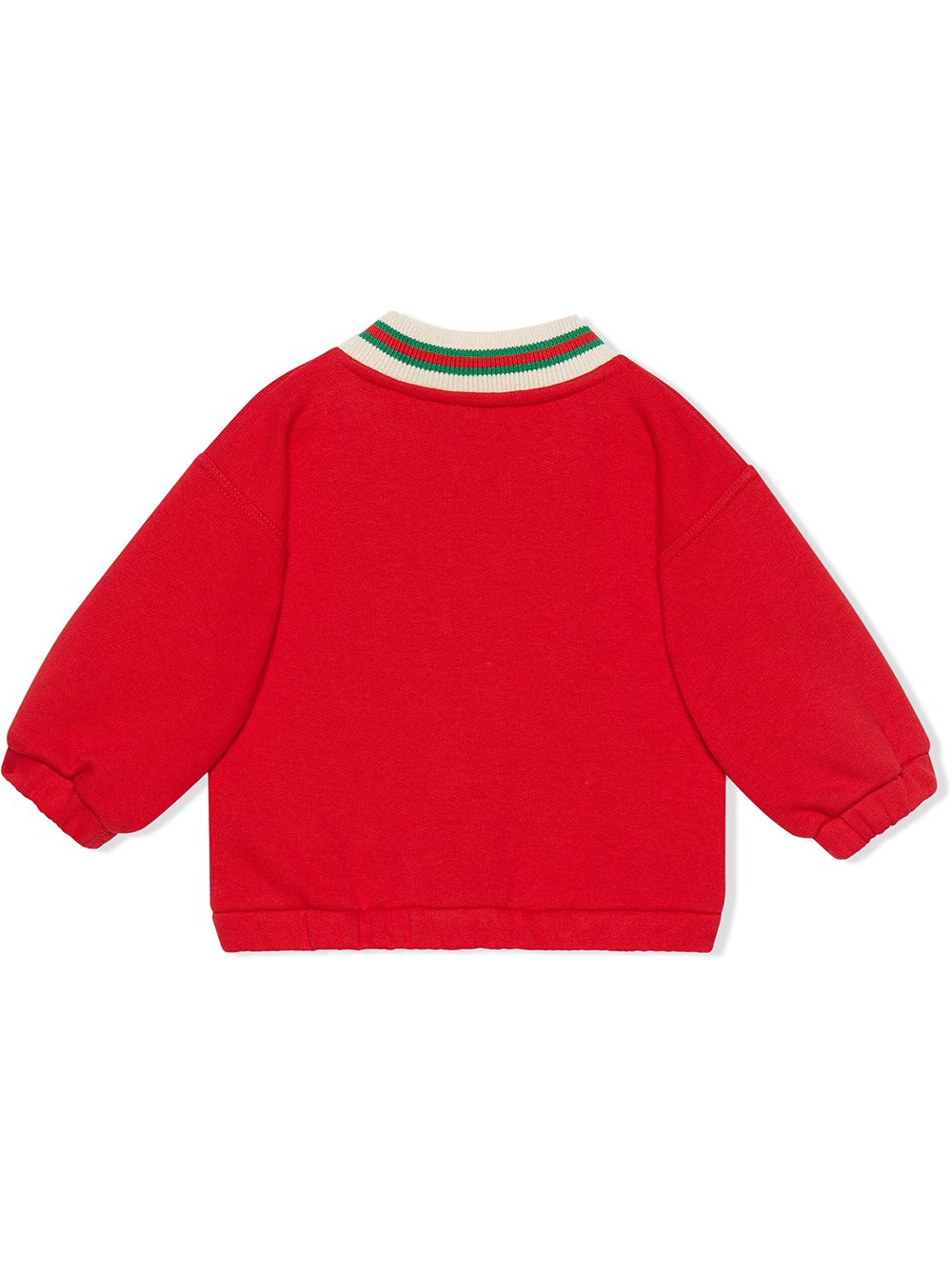 фото Gucci kids куртка на молнии с отделкой web