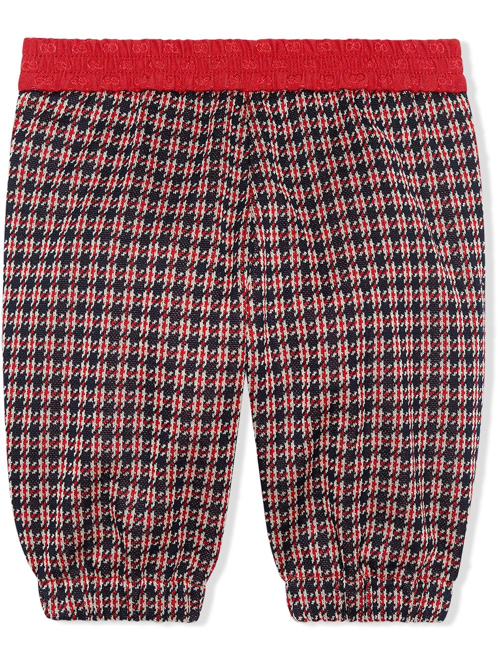GUCCI HOUNDSTOOTH LOOSE TROUSERS