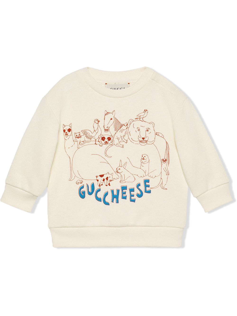 фото Gucci kids толстовка guccheeese с принтом