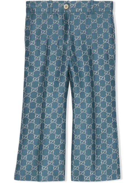 Gucci Kids - GG lamé-effect trousers