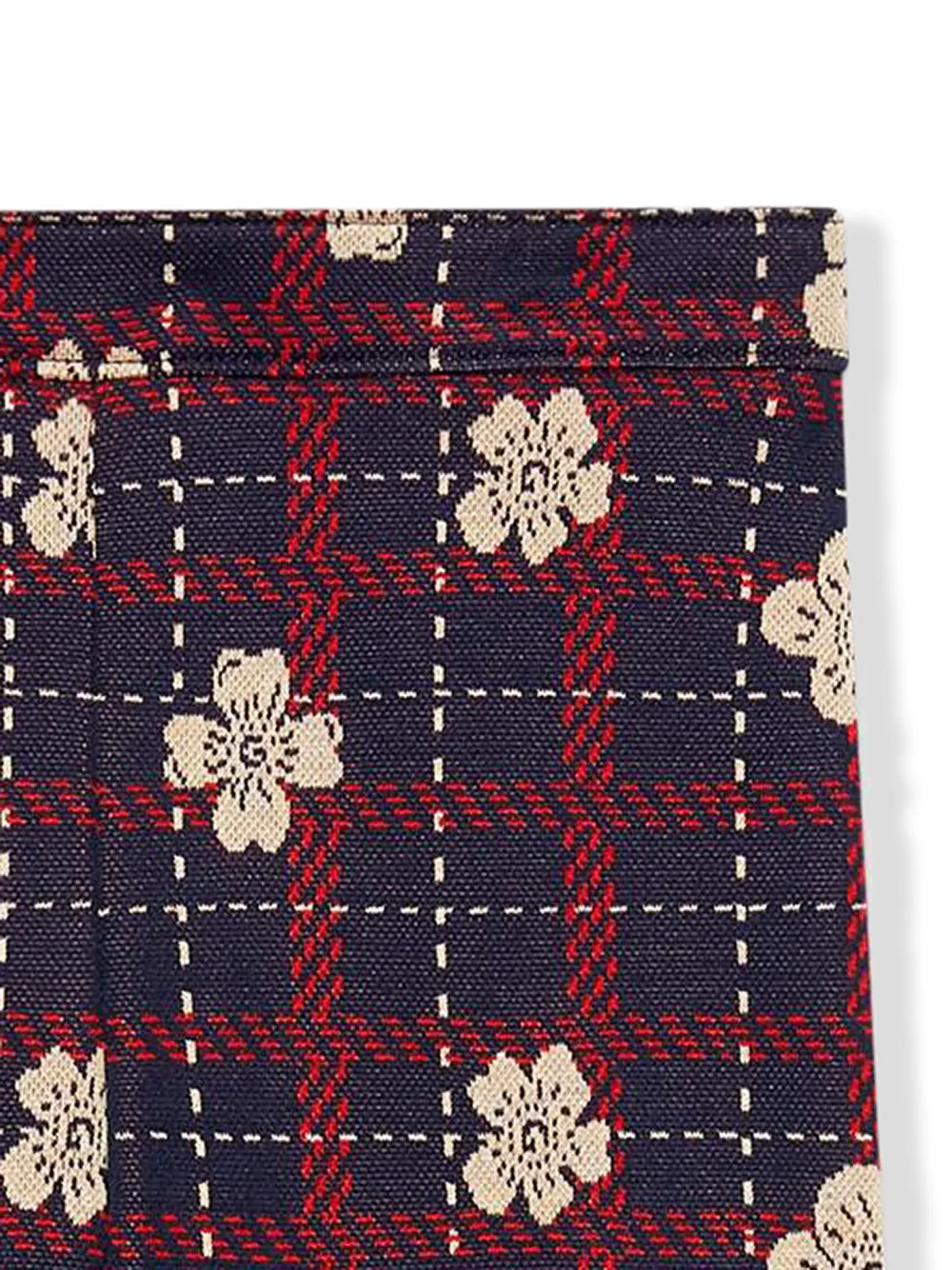 Gucci Kids Geruite broek Blauw
