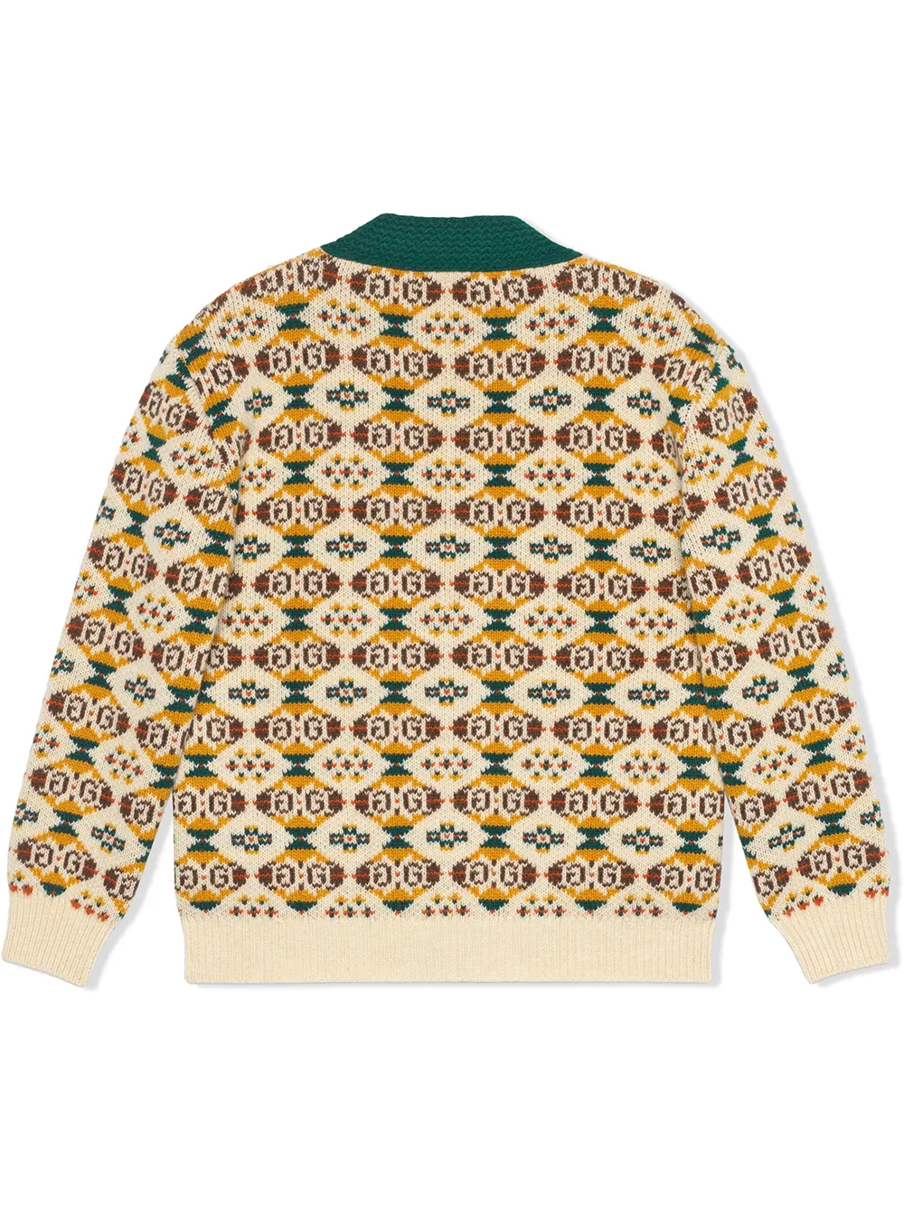 Gucci Kids Vest met geborduurd logo - Beige