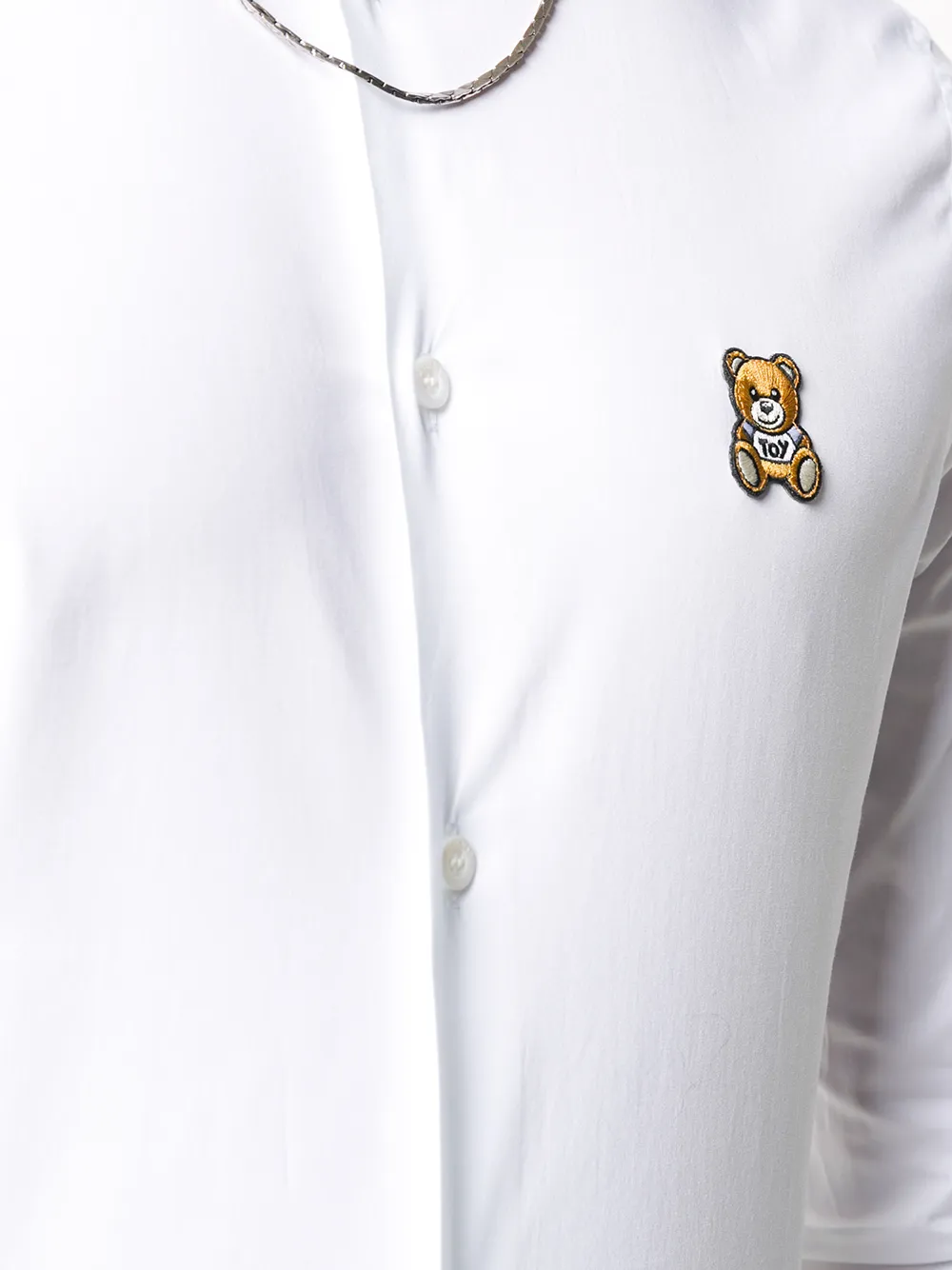 Moschino Overhemd met patch Wit