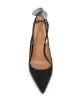 Aquazzura 105mm bow tie crystal pumps