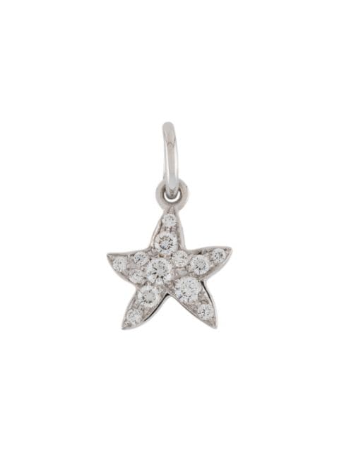 Dodo - 18kt white gold Star diamond charm