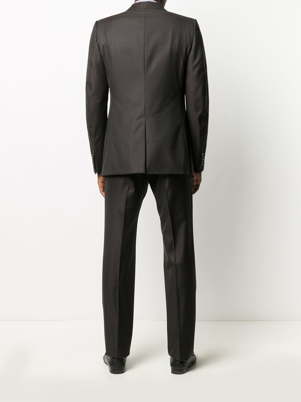 Shop Gucci Two-piece Micro Motif Suit In Black