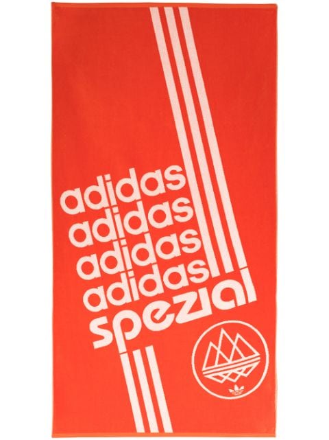 orange adidas Spezial logo-print towel 