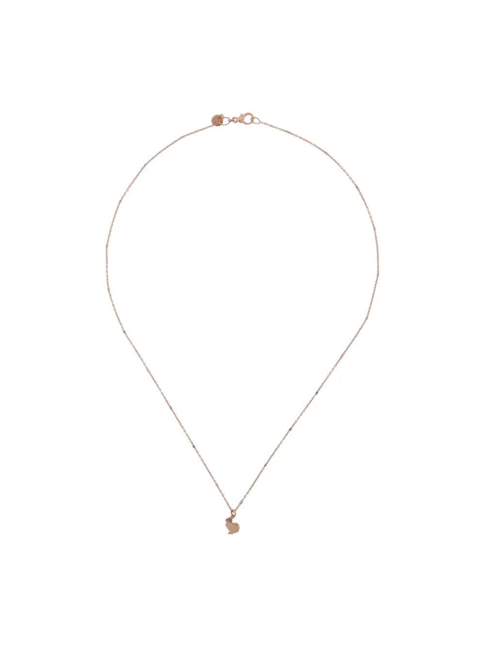 Dodo цепочка на шею из розового золота с подвеской