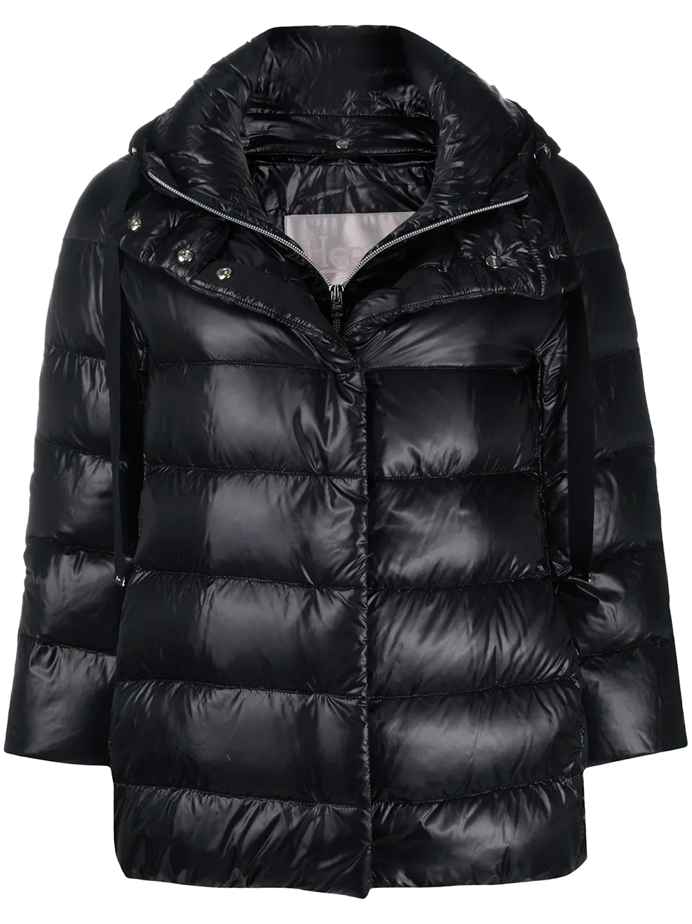 

Herno crop-sleeve padded jacket - Black