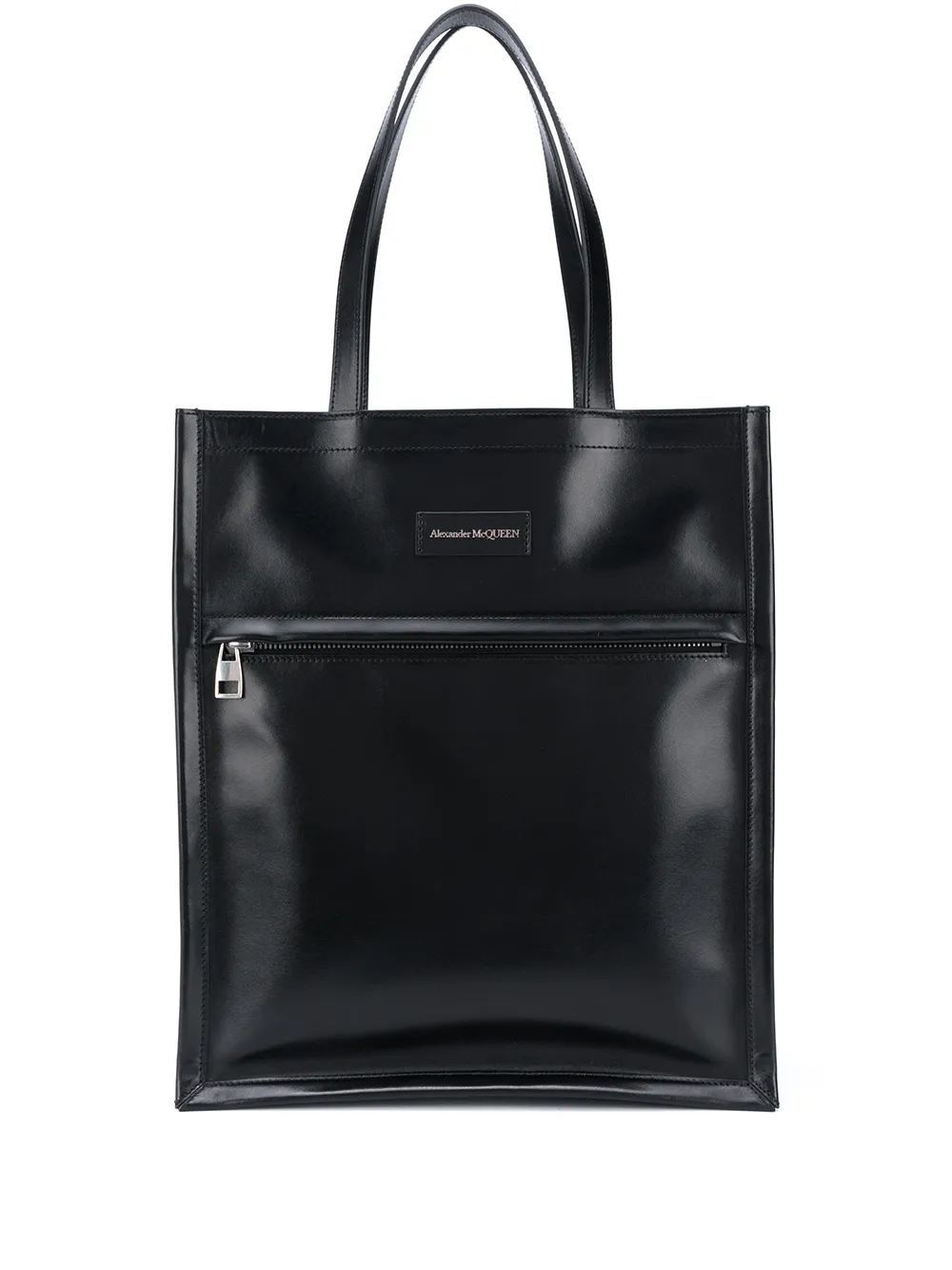 Alexander McQueen Logo Patch Tote Bag - Farfetch