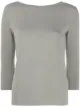Image 1 of Majestic Filatures V-back 3/4 sleeve top