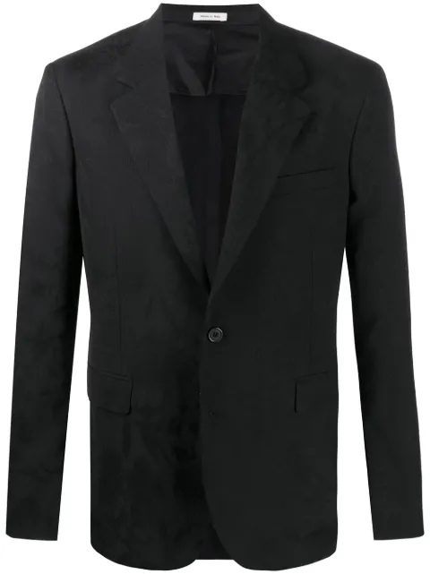 Alexander McQueen blazer droit en jacquard