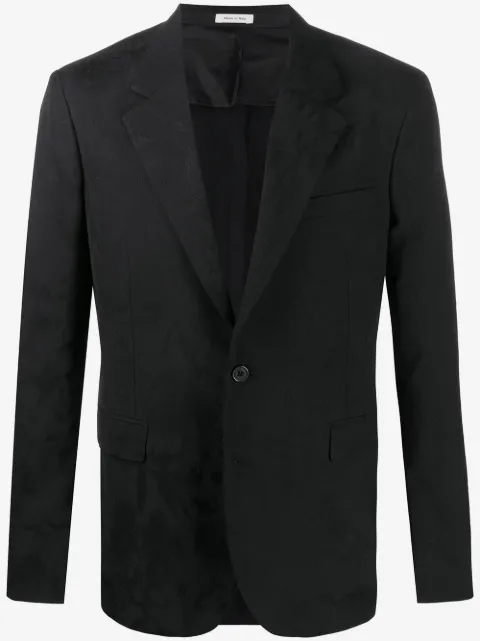 Alexander McQueen blazer en jacquard con botones