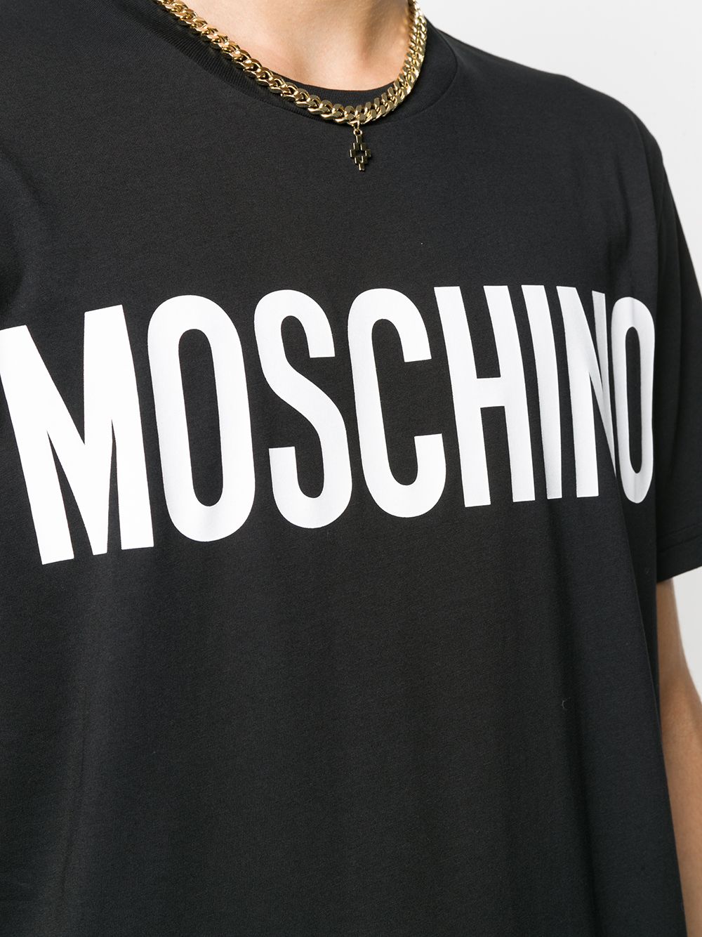 фото Moschino футболка с логотипом