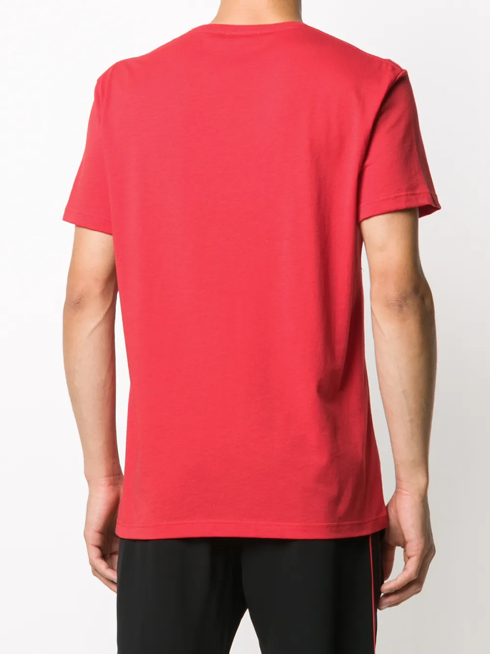 Shop Alexander Mcqueen Logo Print T-shirt In Red