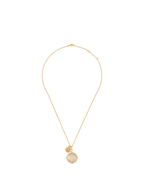 Goossens Talisman crystal and pearls necklace