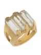 Goossens  Stones rock crystal ring