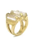 Goossens Stones rock crystal ring - Gold