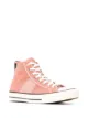 Image 2 of Sandro Paris Dream lace-up hi-top sneakers