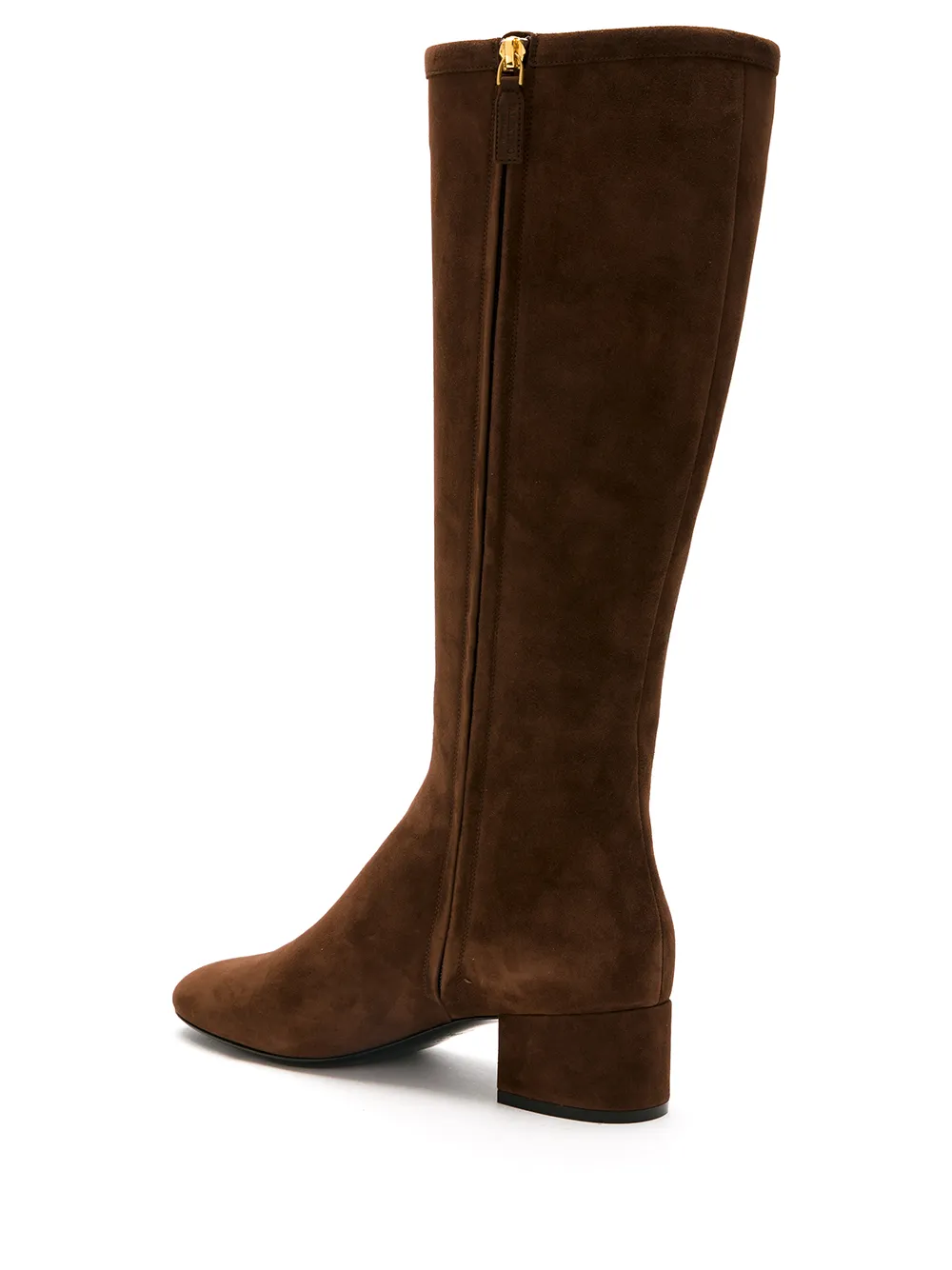 Valentino Garavani Grifoni 45mm suede boots Brown