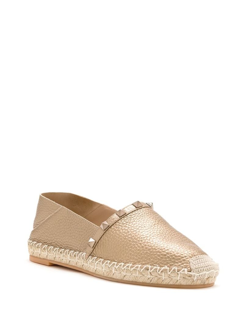 valentino gold espadrilles