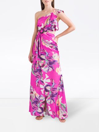 Grace one-shoulder maxi dress展示图