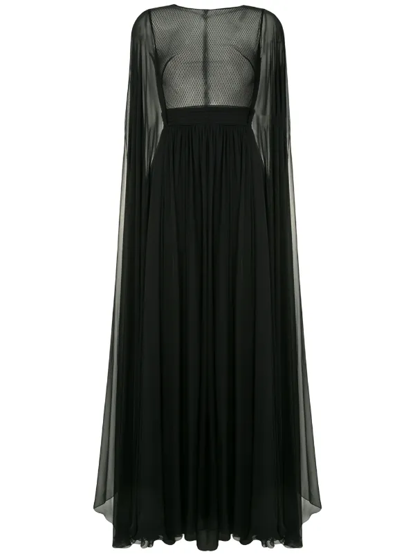 black cape gown