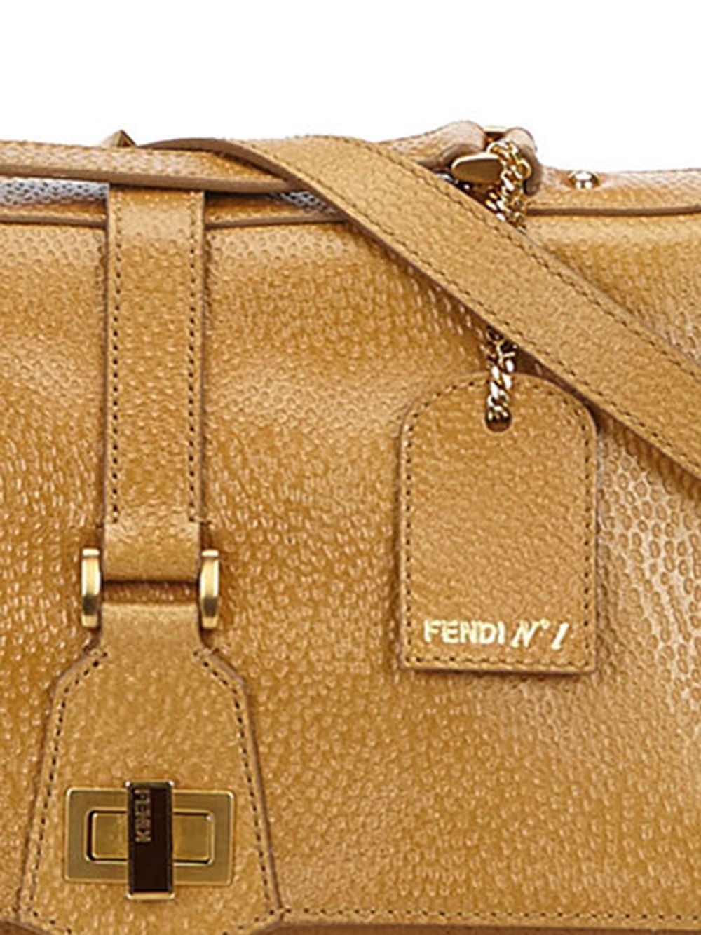 фото Fendi pre-owned twist-lock fastening clutch