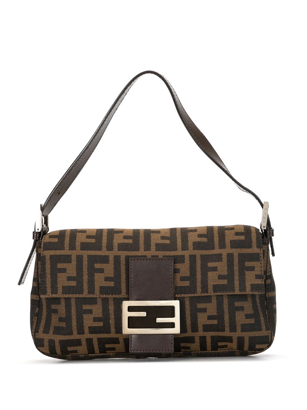 фото Fendi pre-owned сумка mamma baguette с узором zucca