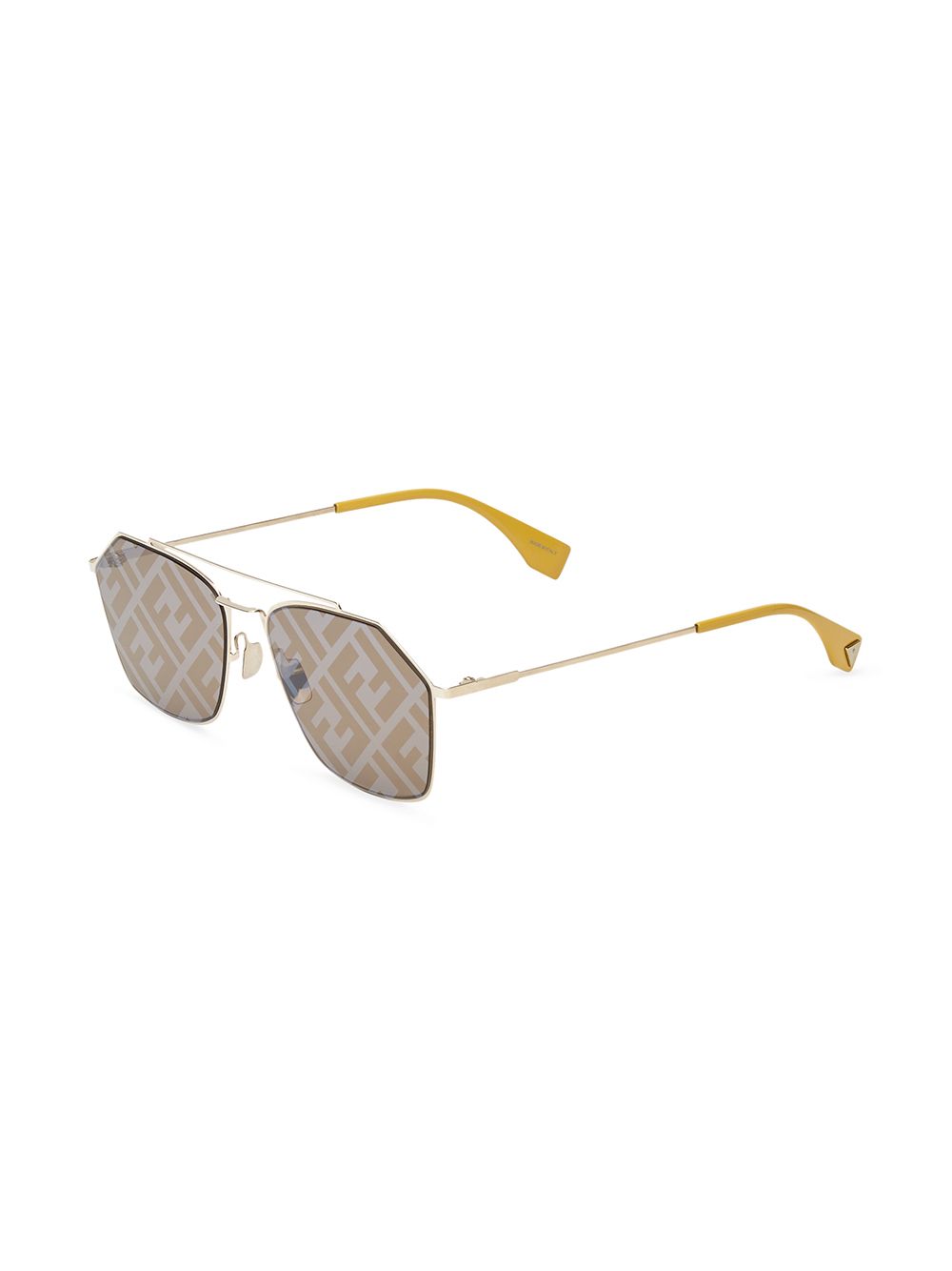 фото Fendi солнцезащитные очки-авиаторы eyeline