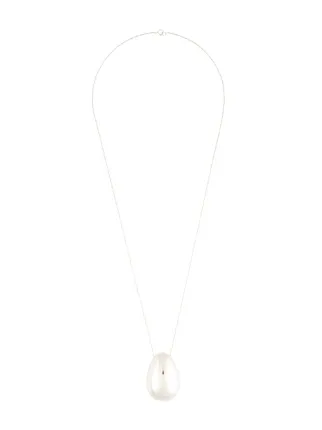 Shop silver Sophie Buhai egg pendant 