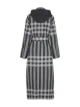 Image 2 of Fendi check-print midi coat