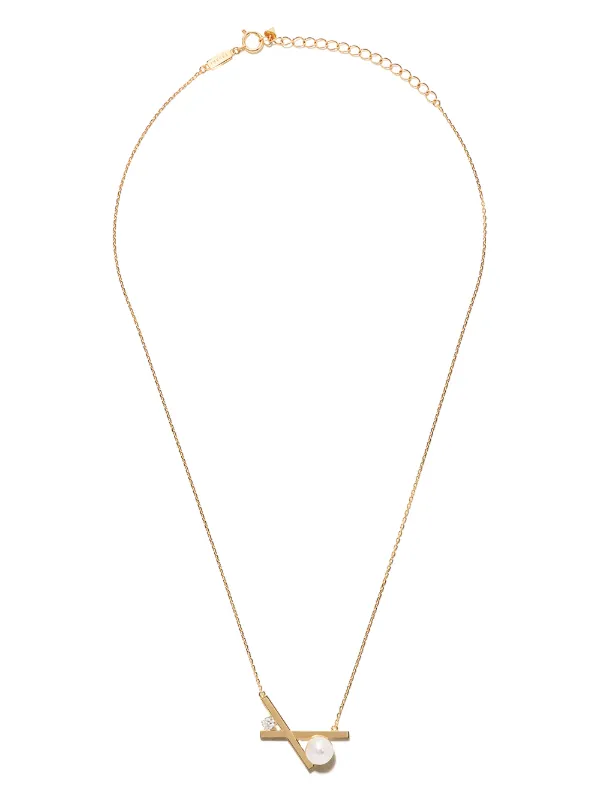 【TASAKI】バランス クロス ネックレス TASAKI Collection Line バランス クロス ペンダント | ゴールド