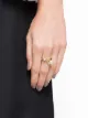 Image 2 of TASAKI 18kt yellow gold Balance cross Akoya pearl ring
