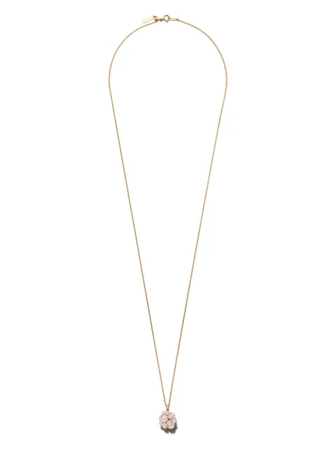 TASAKI 18kt yellow gold Akoya pearl and diamond pendant
