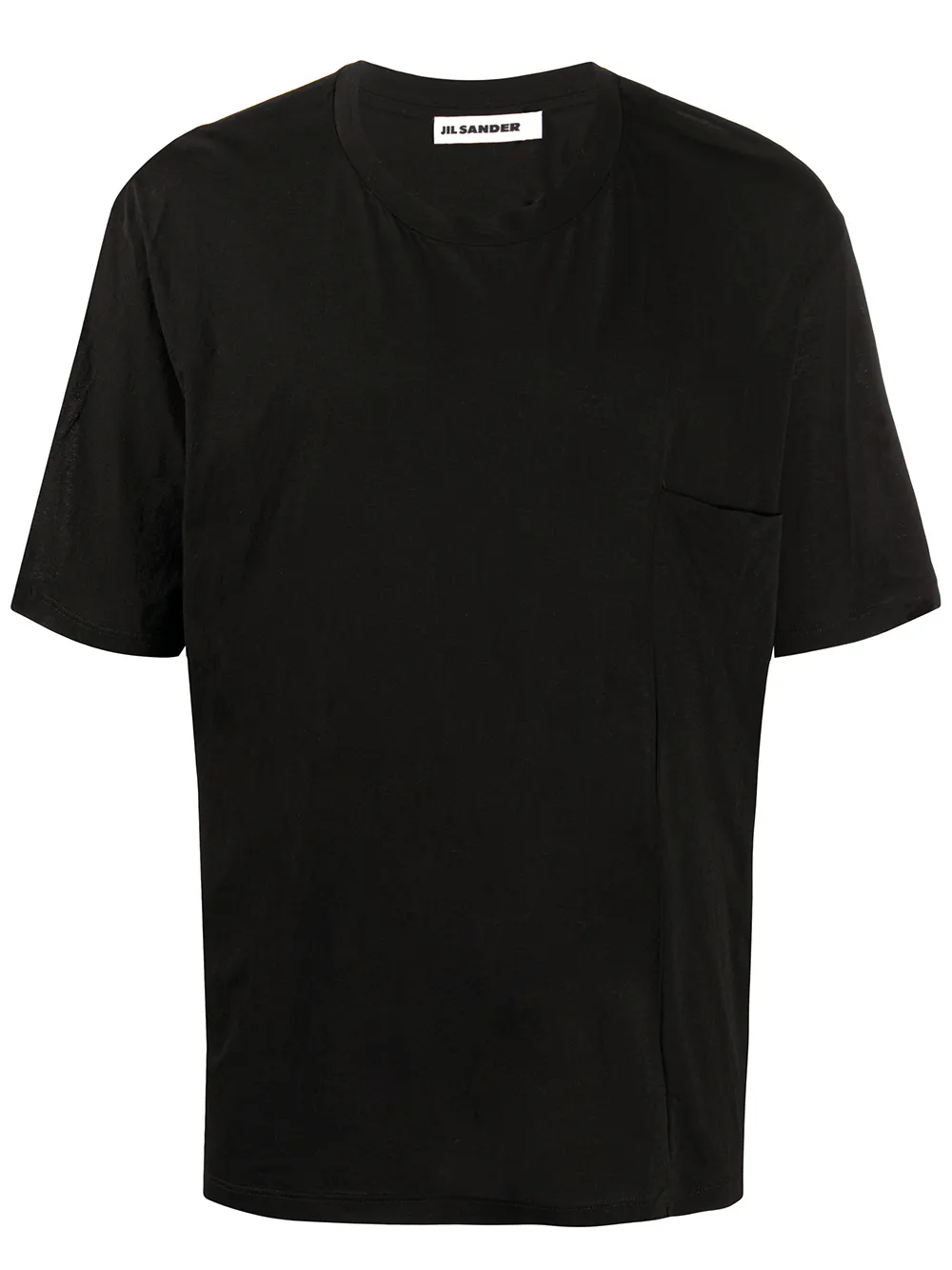 Jil Sander playera con bolsillo de parche | negro | Image 1