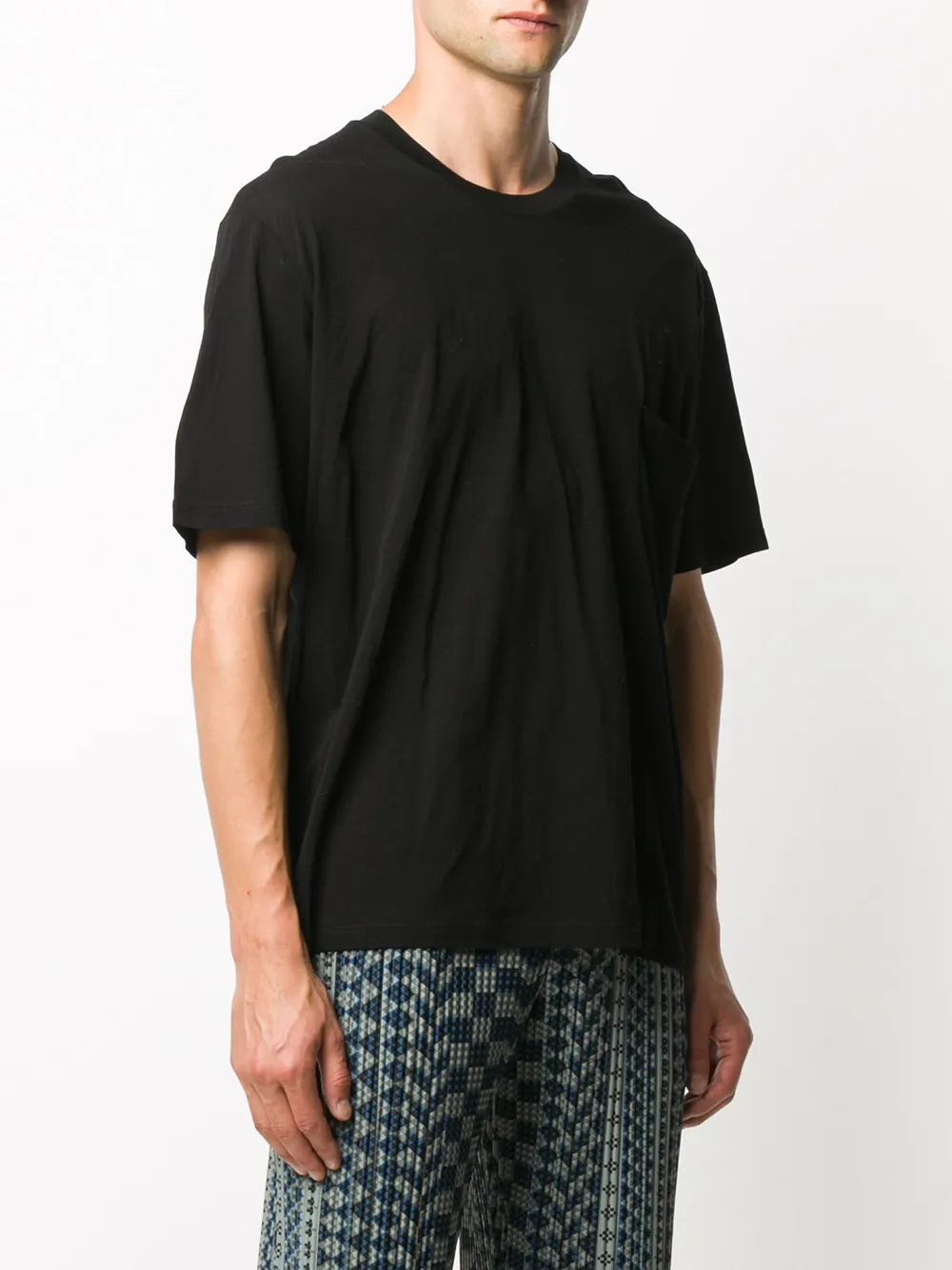 Jil Sander Boxy T-shirt Zwart