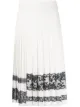 Image 1 of Ermanno Scervino lace-trim pleated skirt