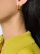 Image 2 of Bottega Veneta twisted hoop earrings