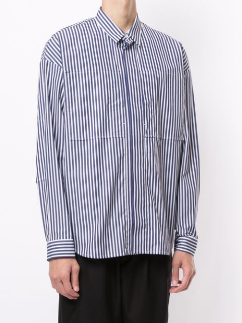 juun j striped shirt