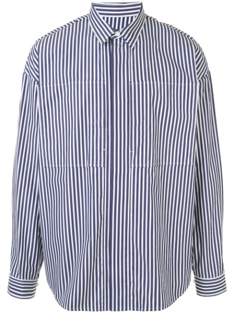 juun j striped shirt