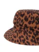 GANNI leopard-print bucket hat