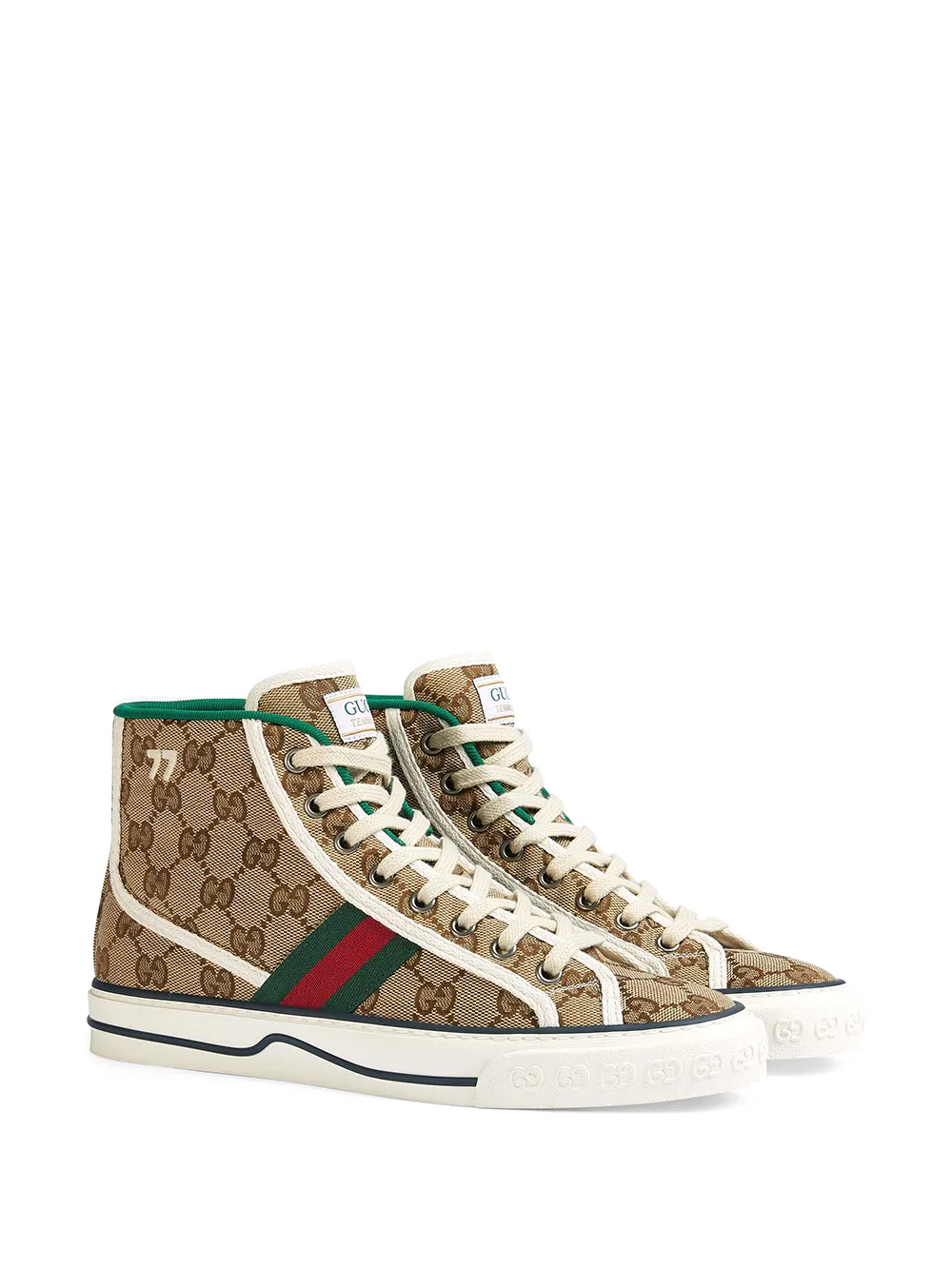 Gucci グッチ グッチ テニス 1977 ハイカットスニーカー - Farfetch