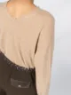 Vince frayed trim cashmere jumper