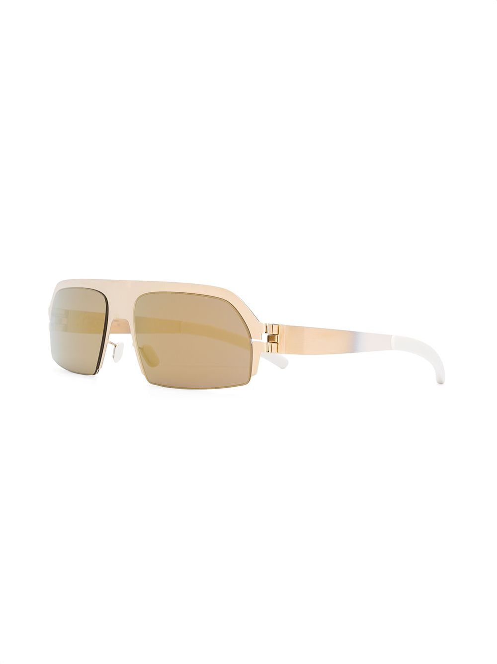 Mykita Zonnebril met oversized montuur - Goud