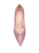 Stuart Weitzman туфли-лодочки с блестками