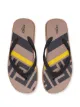 Fendi FF pattern flip-flops