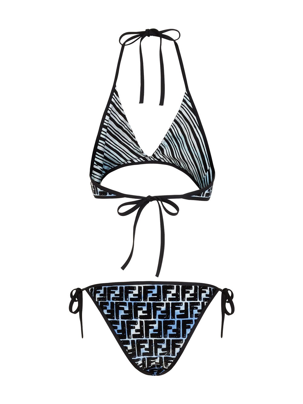 fendi print bikini