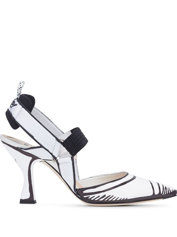 Fendi Colibrì Slingbacks Pumps - Farfetch